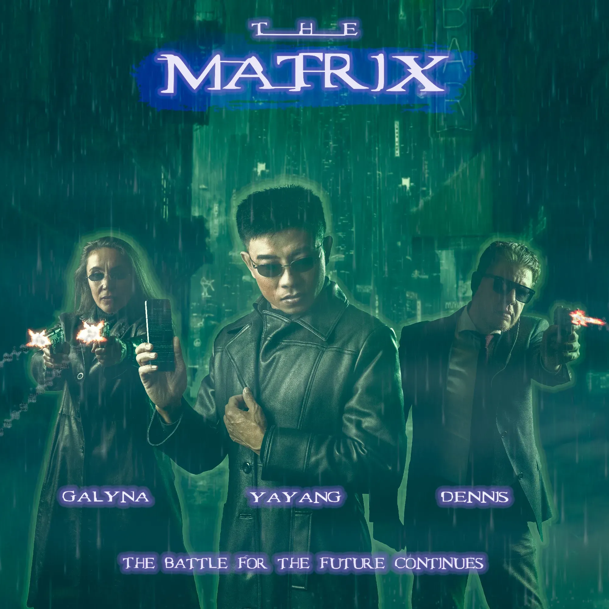 Filmposter in The Matrix-stijl — collectie The matrix, fotografie door Andy van Dongen (1)